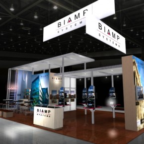 Biamp Island Booth | Hartmann Exhibits & Displays